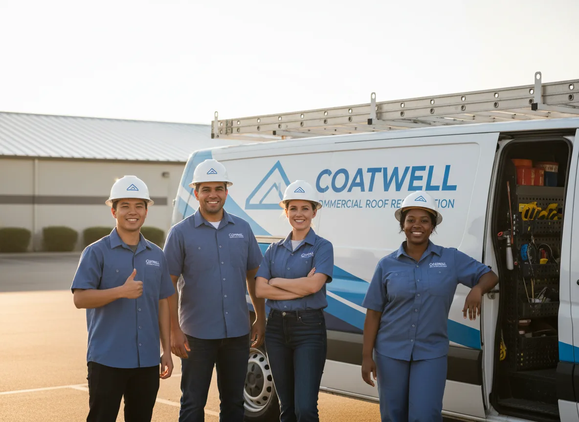 Commercial roof coating company in De Pere, WI